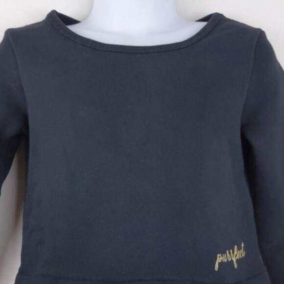 Carter's-girls dress Black w/red & black plaid long sleeve 3T(NWT) - Picture 3 of 8